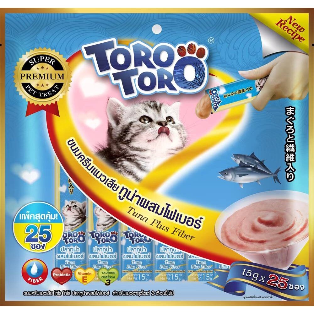 ขนมเเมวเลีย Toro Toro 15 g x 24/25 ซอง