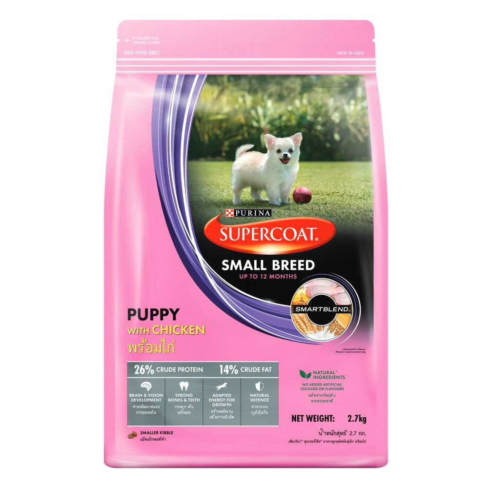 Supercoat อาหารสุนัข ขนาด 2.4-3 Kg