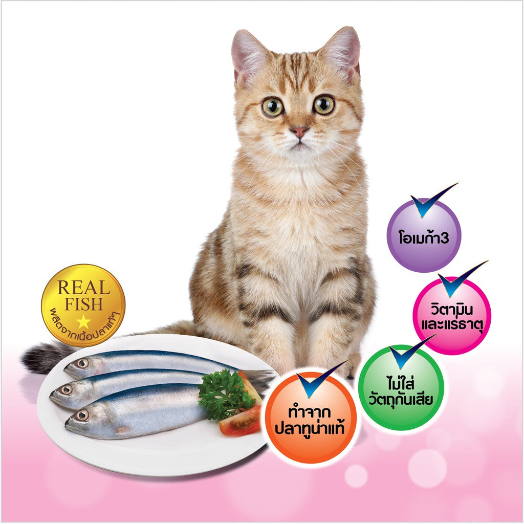 Nekko Jelly เน็กโกะสูตรเยลลี่ อาหารแมวเปียกเเบบกล่อง 70gx12 ซอง