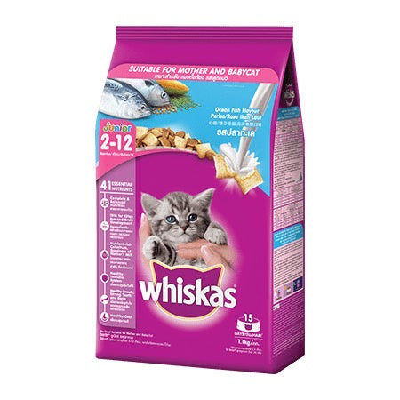 Whiskas อาหารแมวเม็ด ขนาด 1.2 kg
