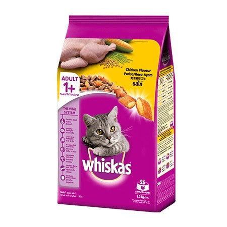 Whiskas อาหารแมวเม็ด ขนาด 1.2 kg