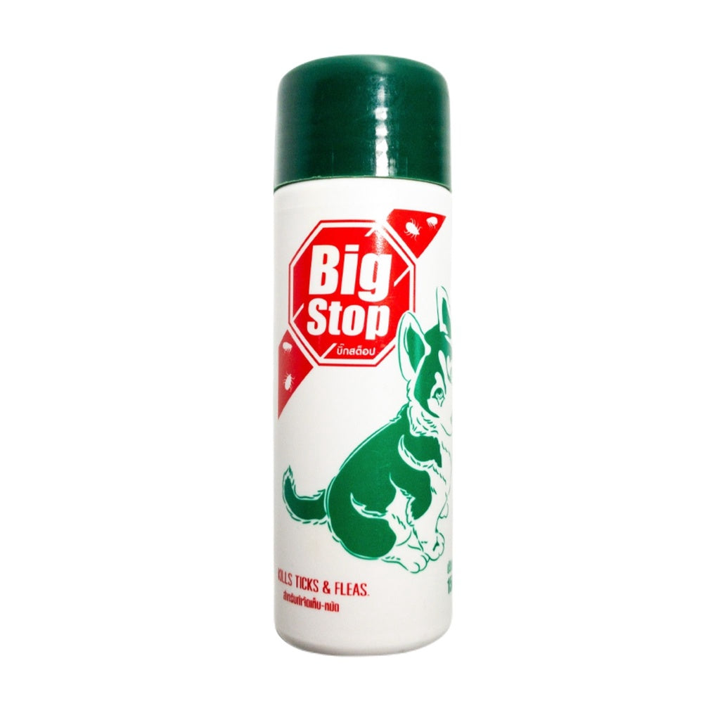 Big Stop แป้งกำจัดเห็บหมัด 150g