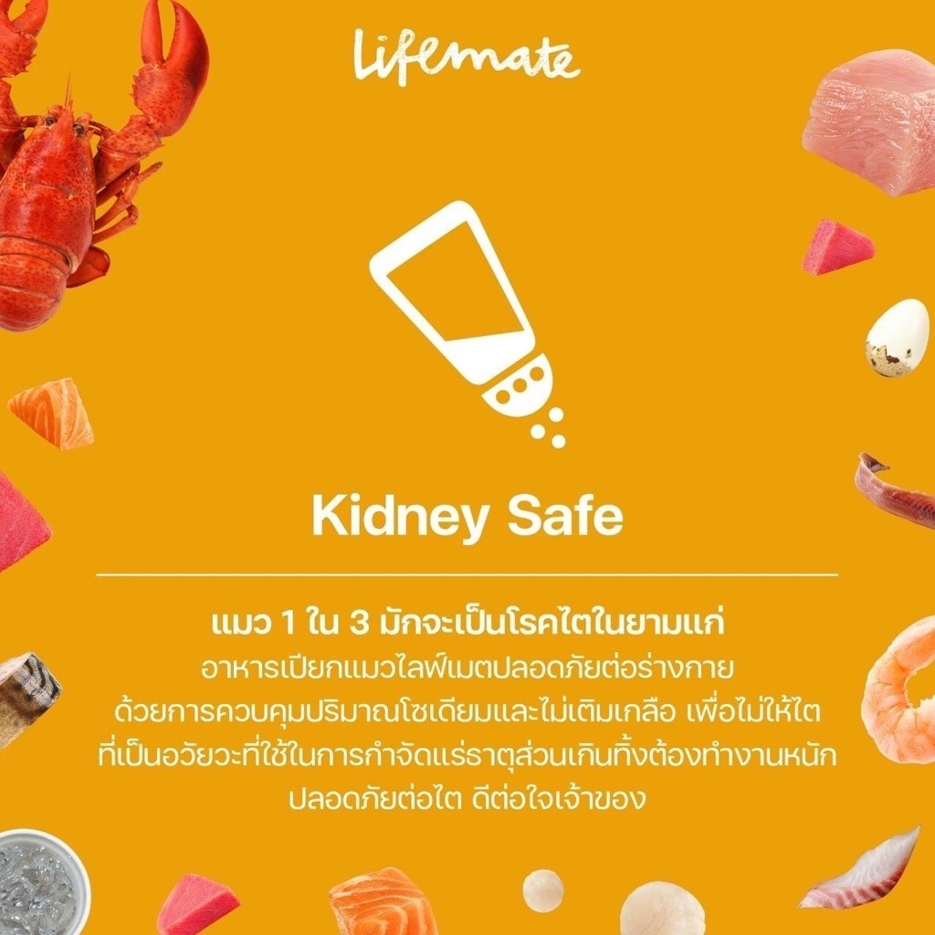 Lifemate อาหารแมวเปียก 70 g แยกซอง