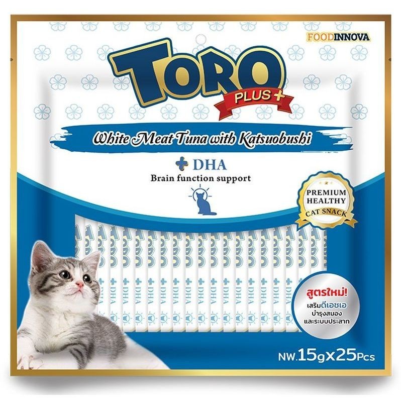 Toro plus ขนมแมวเลีย 15g x 25 ซอง