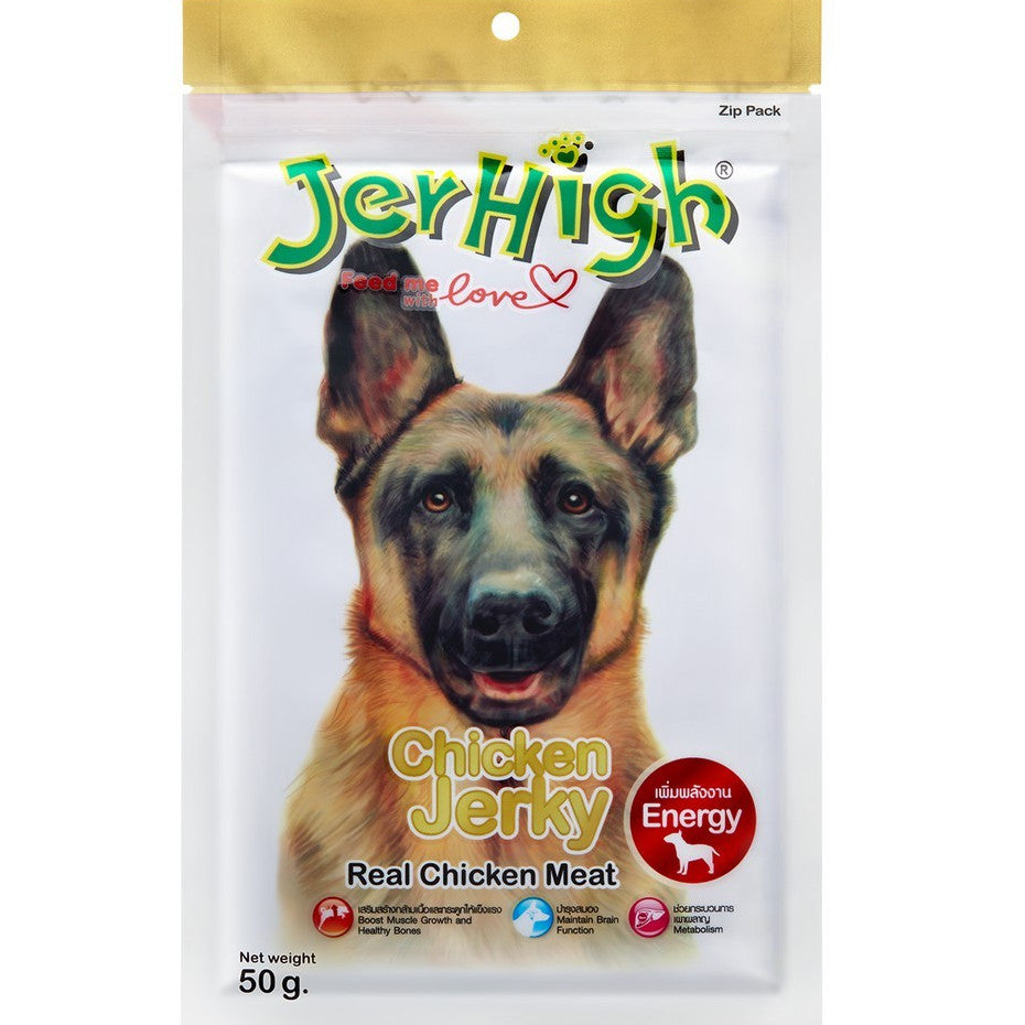 Jerhigh Stick ขนมสุนัขหลากรส ขนาด 50-80g