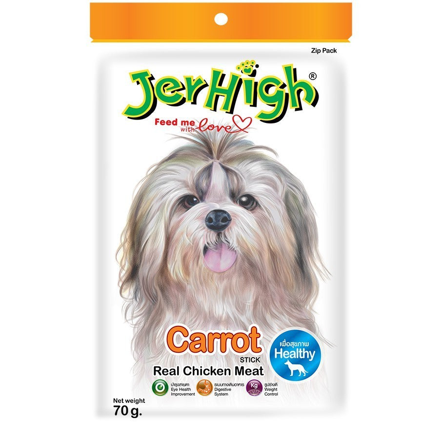 Jerhigh Stick ขนมสุนัขหลากรส ขนาด 50-80g