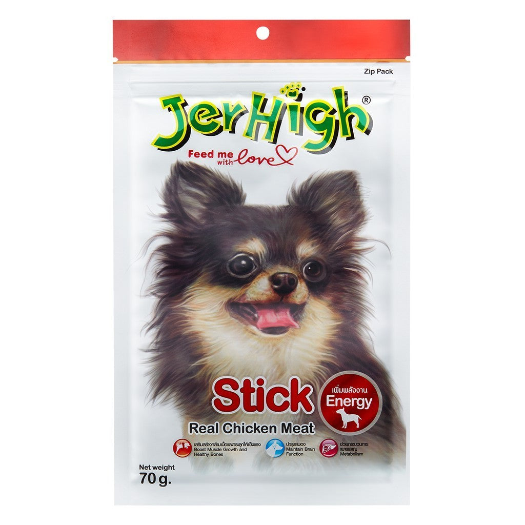 Jerhigh Stick ขนมสุนัขหลากรส ขนาด 50-80g