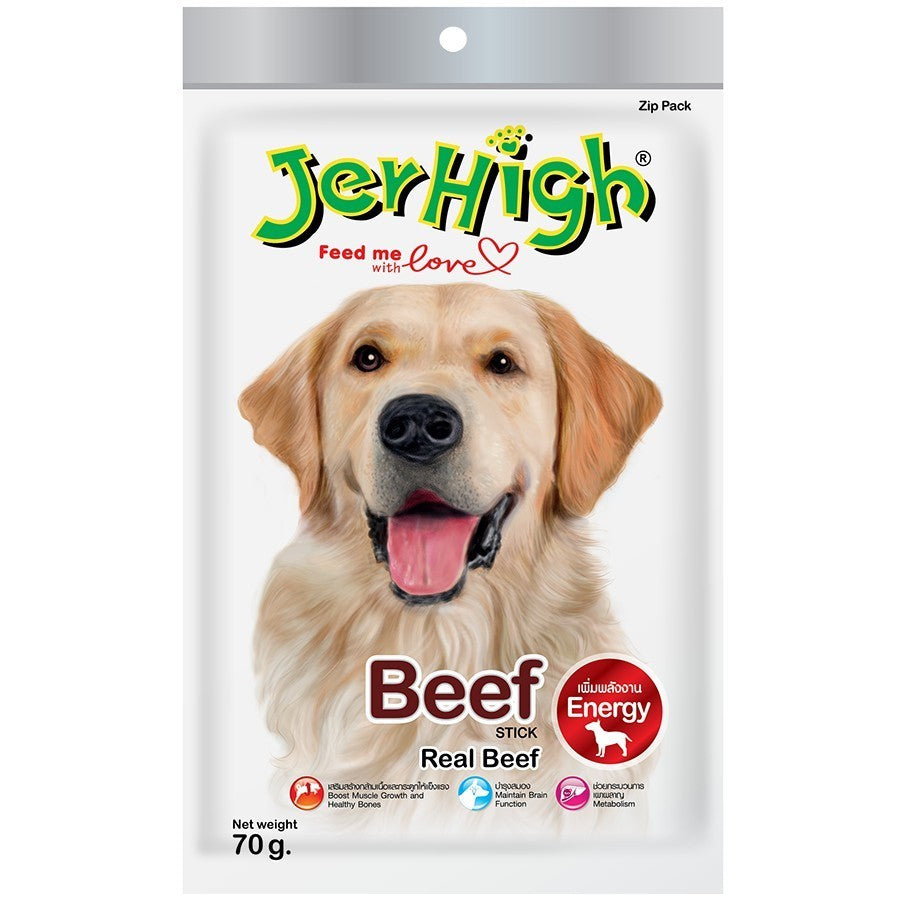 Jerhigh Stick ขนมสุนัขหลากรส ขนาด 50-80g