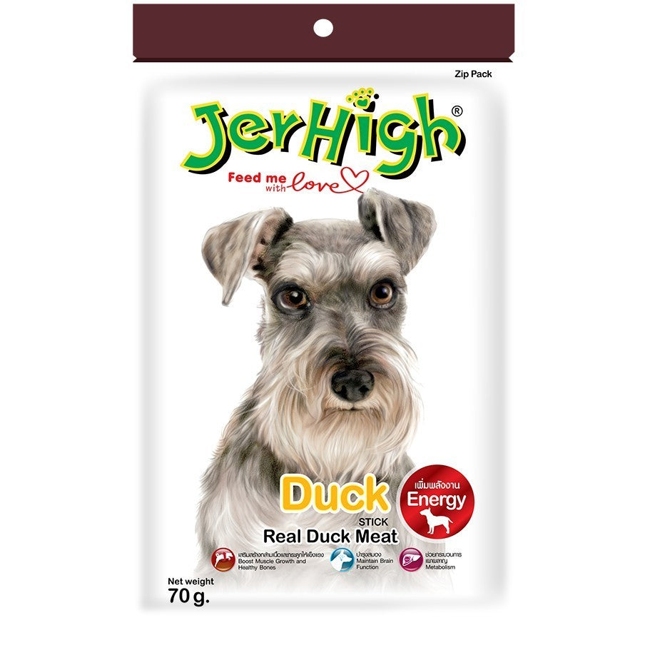 Jerhigh Stick ขนมสุนัขหลากรส ขนาด 50-80g