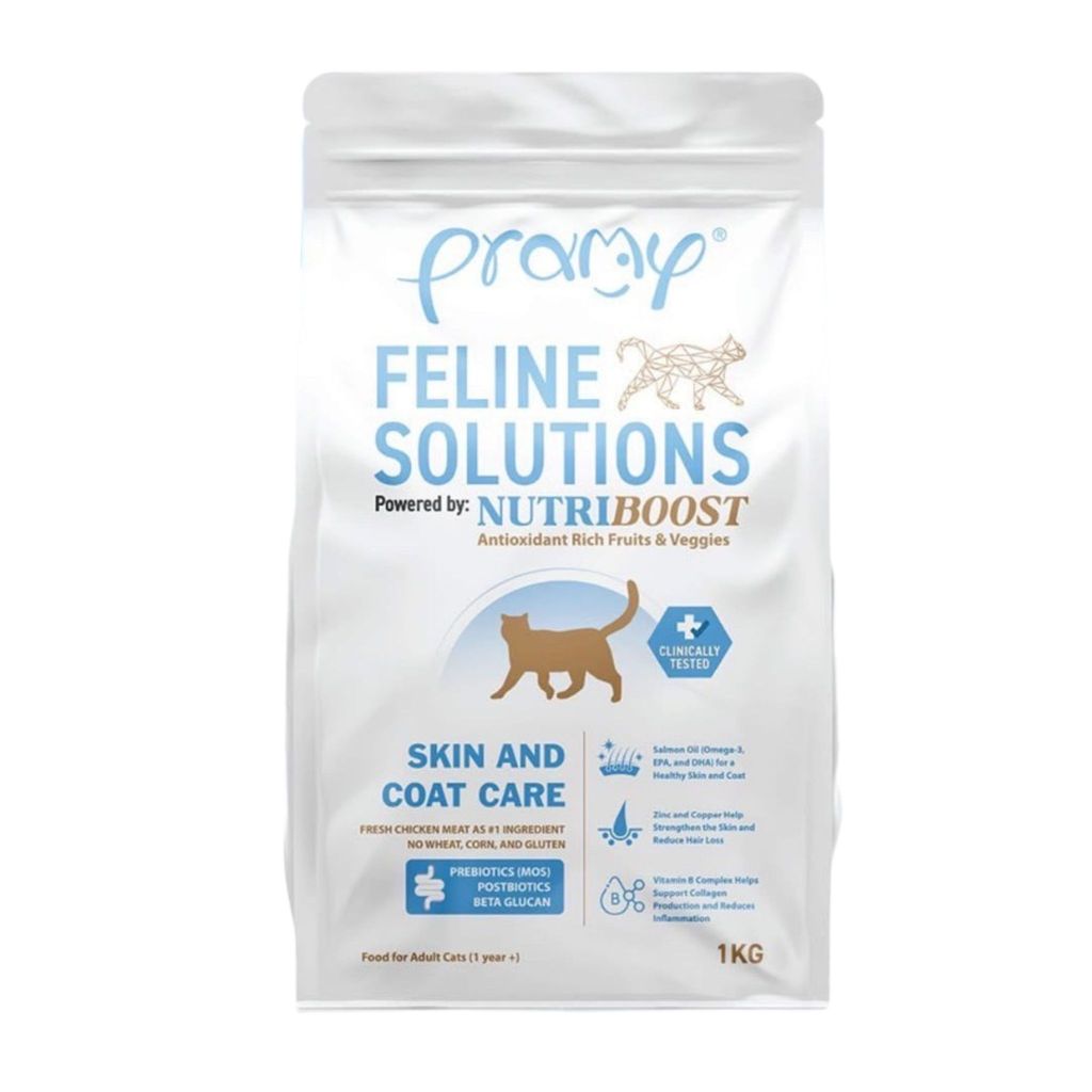 Pramy Feline Solutions สูตร Care สำหรับทุกช่วงวัย ขนาด 1 kg