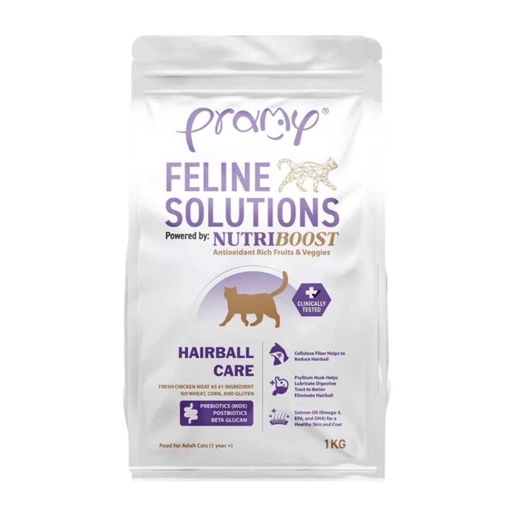 Pramy Feline Solutions สูตร Care สำหรับทุกช่วงวัย ขนาด 1 kg