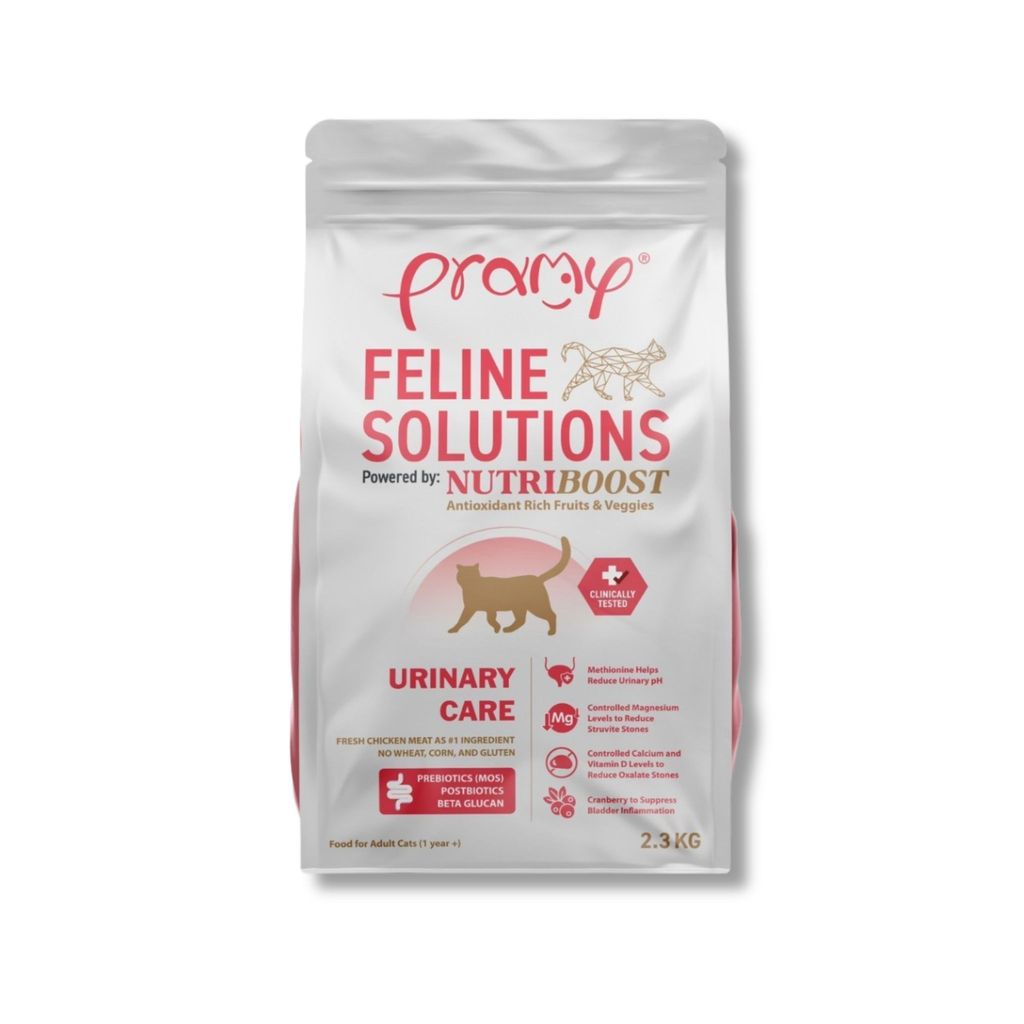 Pramy Feline Solutions 2.3kg อาหารแมวสูตรเฉพาะทางขนาด 2.3kg