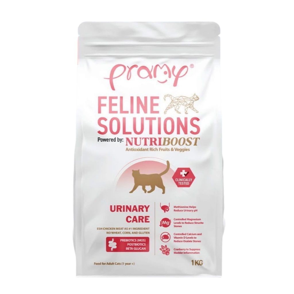 Pramy Feline Solutions สูตร Care สำหรับทุกช่วงวัย ขนาด 1 kg