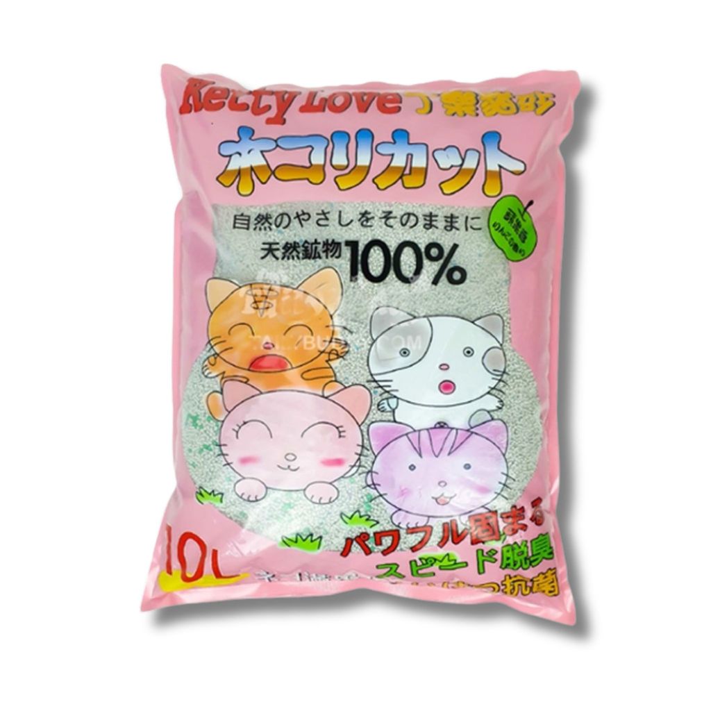 Ketty Love ทรายแมวเบนโทไนท์ 3 กลิ่น ขนาด 10 ลิตร