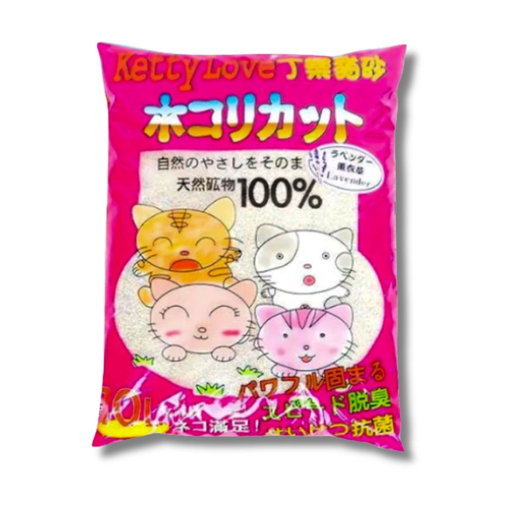 Ketty Love ทรายแมวเบนโทไนท์ 3 กลิ่น ขนาด 10 ลิตร