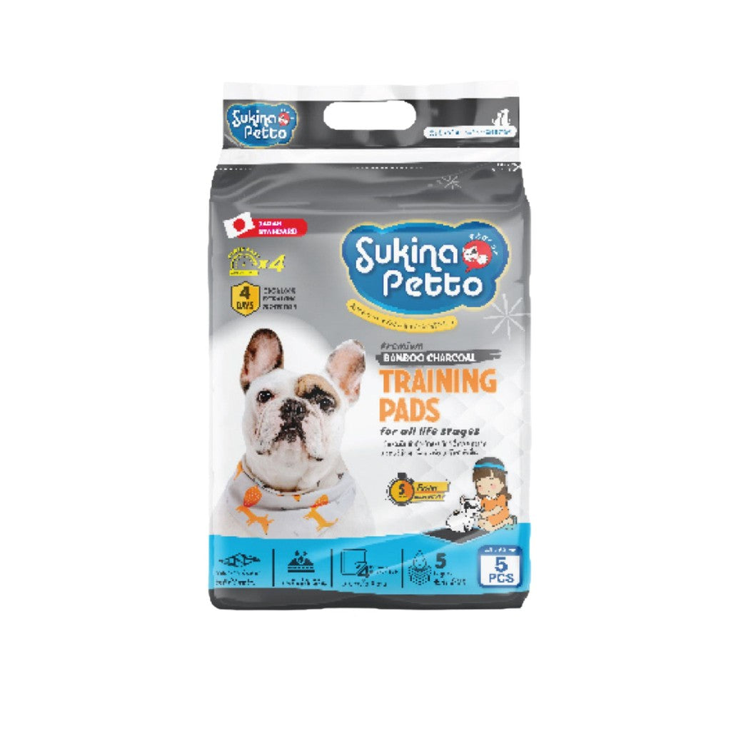 Sukina Petto แผ่นรองฉี่สุนัขเกรดพรีเมี่ยม 3 สูตร 5-10 ชิ้น (Mini Pack)
