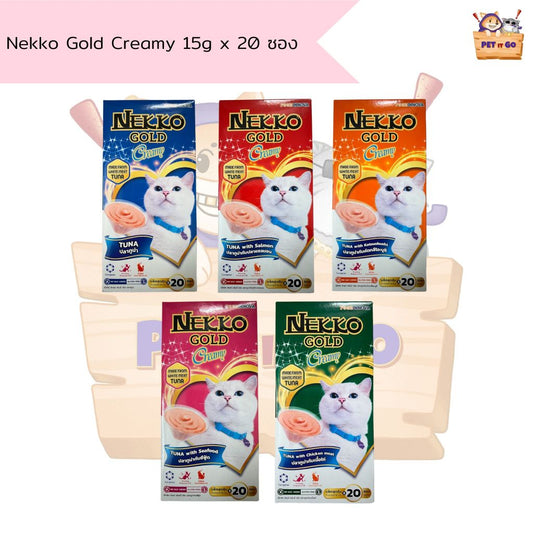 ขนมแมวเลีย nekko gold 14g x 20 ซอง