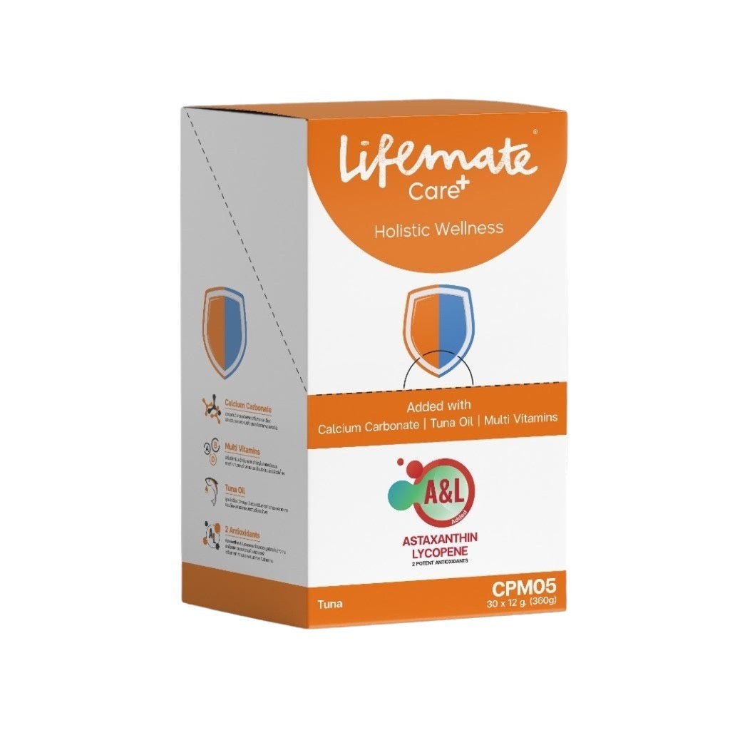 Lifemate Care+ Treat อาหารเสริมในรูปแบบขนมสำหรับแมวและสุนัข แบบกล่อง 12g x 30 ซอง