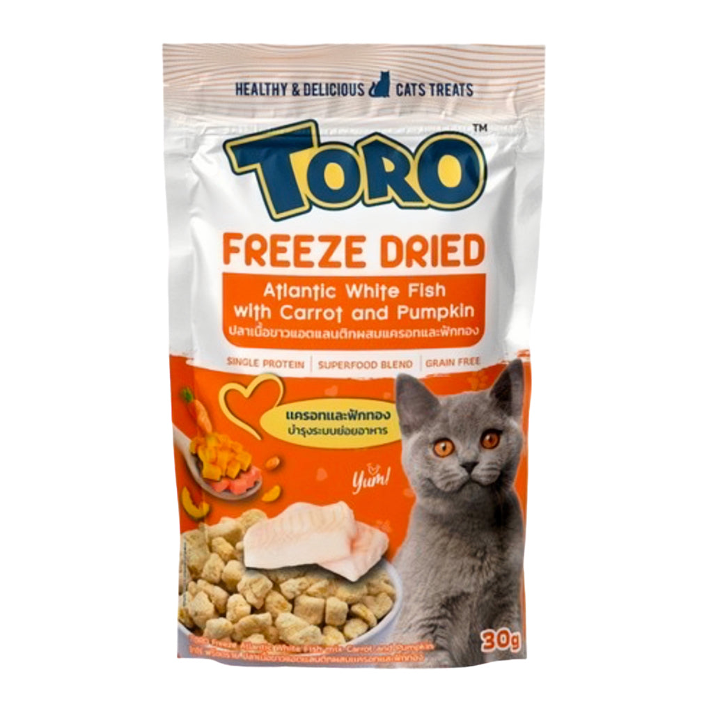 Toro Freeze Dried ขนมแมวฟรีซดราย 30-40 g