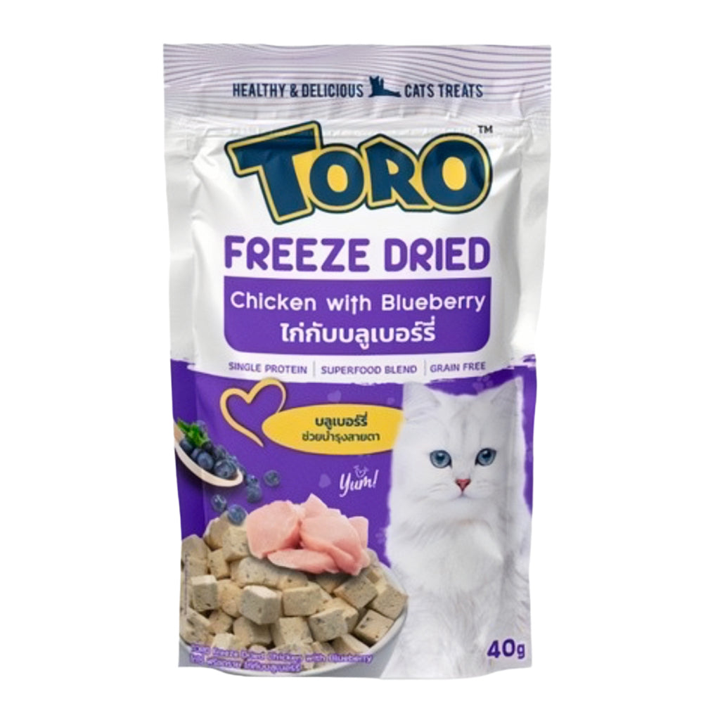 Toro Freeze Dried ขนมแมวฟรีซดราย 30-40 g